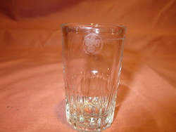 Retro 3 cl-es üveg pohár régebbi jelzéssel