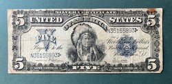 5 USD bankjegy, 1899 Silver Certificate