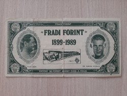 Fradi forint 1899 - 1989 Nyilasi, Albert F, Toldi, Dr Sárosi