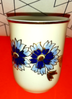 Zsolnay búzavirágmintás likőrós pohár pótlásnak