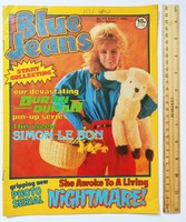 Blue Jeans magazin #274 1982 Simon Le Bon poszter Duran Duran