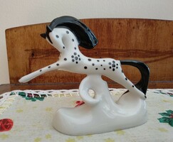 Retro Soviet porcelain equestrian nipp