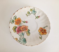 Antik fajansz Sarreguemines kávés csésze alátét tányér 10.5 cm