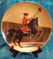 Military porcelain decorative plate, wall plate 2 (m3352)