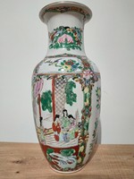 Kínai,  kézzel festett váza hibátlan