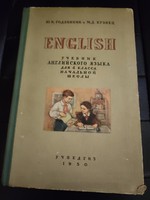 English language book for Russian mother tongues 1950s edition.