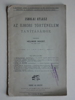 ISKOLAI ATLASZ, "AZ UJKORI TÖRTÉNELEM TANÍTÁSÁHOZ" (POZSONY 1899), RITKASÁG!, EREDETI!!!