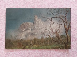 Old postcard 1958 photo postcard landscape mountain peak