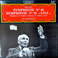 Mozart, Orch Du Théâtre National De L'Opéra,C.Schuricht-Symphonie N° 40 /Symphonie N° 36 "Linz" (LP