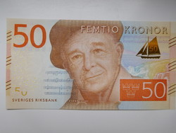 Svédország 50 korona 2015 UNC