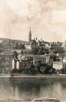 C - 239 Futott képeslap  Budapest Budai látkép