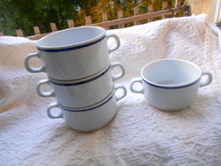 4 Great Plains porcelain soup cups (1200 ft/each) perfect condition