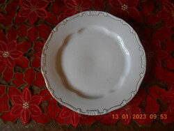 Zsolnay arany tollazott lapos tányér, 24 cm