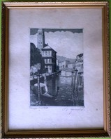 Szentgyörgyvári Gyenes Lajos: Venezia - Canaletto