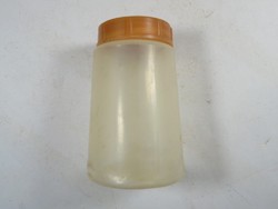 Retro műanyag sótartó fűszer tartó konyhai fedeles tároló doboz - 1960-1970-es évekből