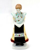Girl in folk costume from Hollóháza (zal-bi44818)