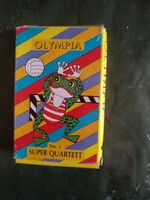 Olympia , super quartett, kártya játék, Alkudható