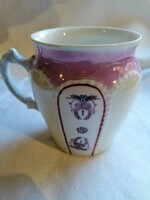 Antique iridescent glazed cup
