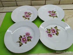 Virágos KAHLA porcelán süteményes tányér 4 db eladó!