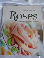 A new book in English about making roses, flowers, and embroidery.
