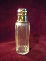 Fém tetejű csiszolt kölnis üveg 190201