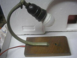 K-11-11 Art decó asztali állítható dőlésszögű működő  lámpa ritkaság  eladó