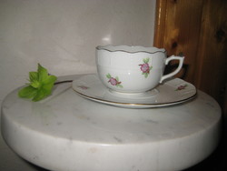 Herendi ,  régi  eton mintás    teás csésze   8,8 cm +  alj  15,6   cm