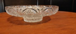 Czechoslovakian crystal serving bowl