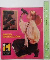 Ifjúsági Magazin IM 1987/11 Névtelen Nulla poszter Szanyi Andor Balázs Fecó Omega Cseh Tamás Step