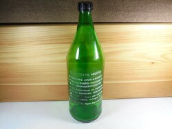 Retro hígítós színezett zöld üveg - Politur Vegyi Kisszövetkezet - 1970-es évekből