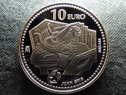 Spanyolország Juan Gris .925 ezüst 10 Euro 2012 M PP (id72872)