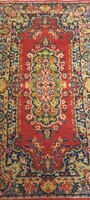Kézi perzsa szőnyeg ,fali kárpít futó szönyeg  127 cm x 67cm