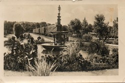 194 --- Running postcard, Kaposvár - park detail