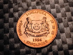 Szingapúr 1 cent, 1994