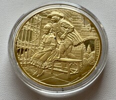 66T/53. From HUF 1! 24K gold-plated 925 silver (39 g) opera commemorative coin! Mozart: Don Giovanni