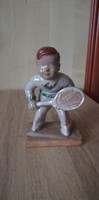 Izsépy ceramic tennis player