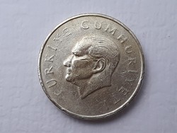 Turkey 25000 lira 1996 coin - Turkish 25 bin lira 1996 foreign coin