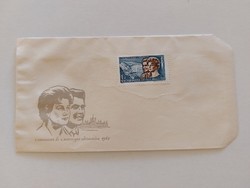 Old stamp envelope from Tyereskova and Nikolaev visited in 1965