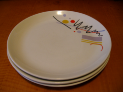 Ditmar Urbach  Znaim absztrakt mintás Memphis Style art deco tányérok