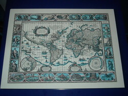 Mythological world map