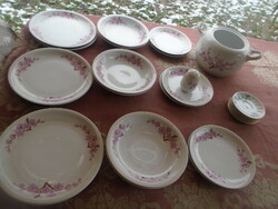 Alföldi display tableware bella fazon peach flower plates + small small plate as a gift