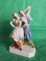 Herendi táncoló pár, első osztályú porcelán