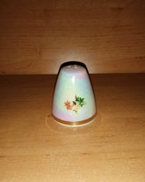 Luster glazed porcelain salt shaker 5.5 cm (8/k)