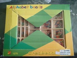 Alphabet beads gyöngyfüzés kreatív játék, Alkudható