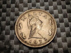 Malta 2 cent, 1972 very nice!