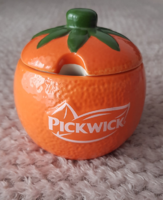 Pickwick orange sugar bowl