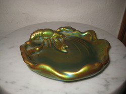 Zsolnay eozin, crayfish bowl, nice condition 16 cm