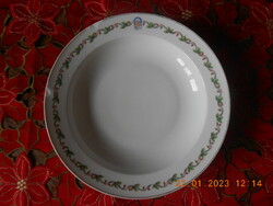 Zsolnay antik mély tányér, a Vitézi rend címerével II