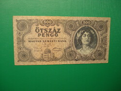500 pengő 1945 "N" betűs!