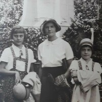 Art deco, regi családi foto, fotografia az 1930-as évekből